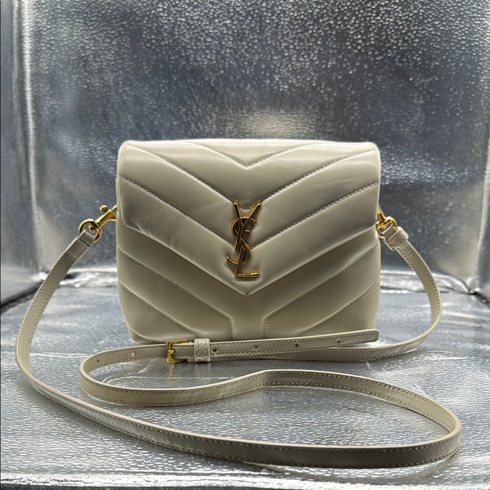 Yves Saint Laurent Loulou Toy YSL Crossbody Bag in Quilted Leather